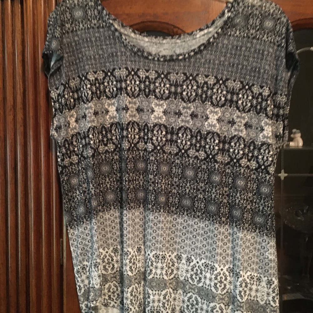 Lucky Brand Black and White Top